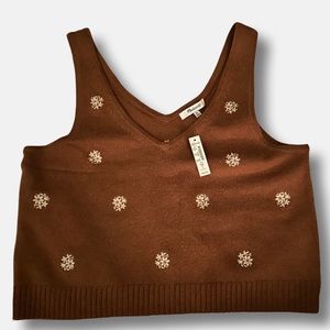 NWT MADEWELL SWEATER TANK
